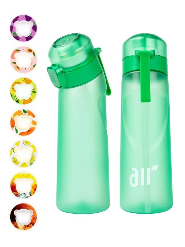 650Ml Air Water Bottle with 7 Fruit Pods Included Flavoured Water Bottle Up UK