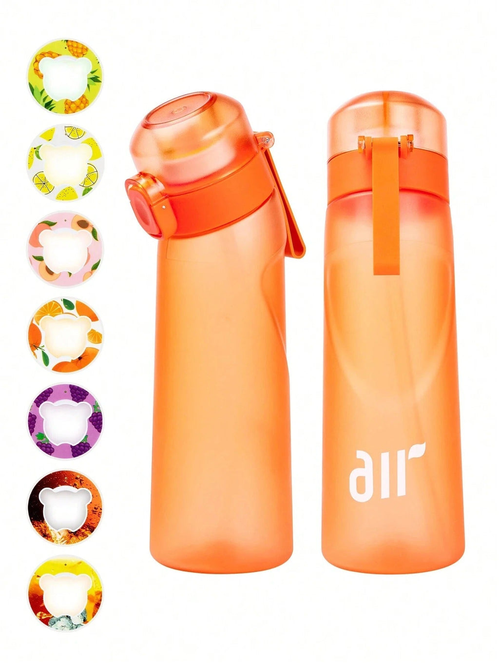 650Ml Air Water Bottle with 7 Fruit Pods Included Flavoured Water Bottle Up UK